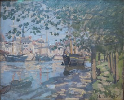 Die Seine in Rouen von Claude Monet